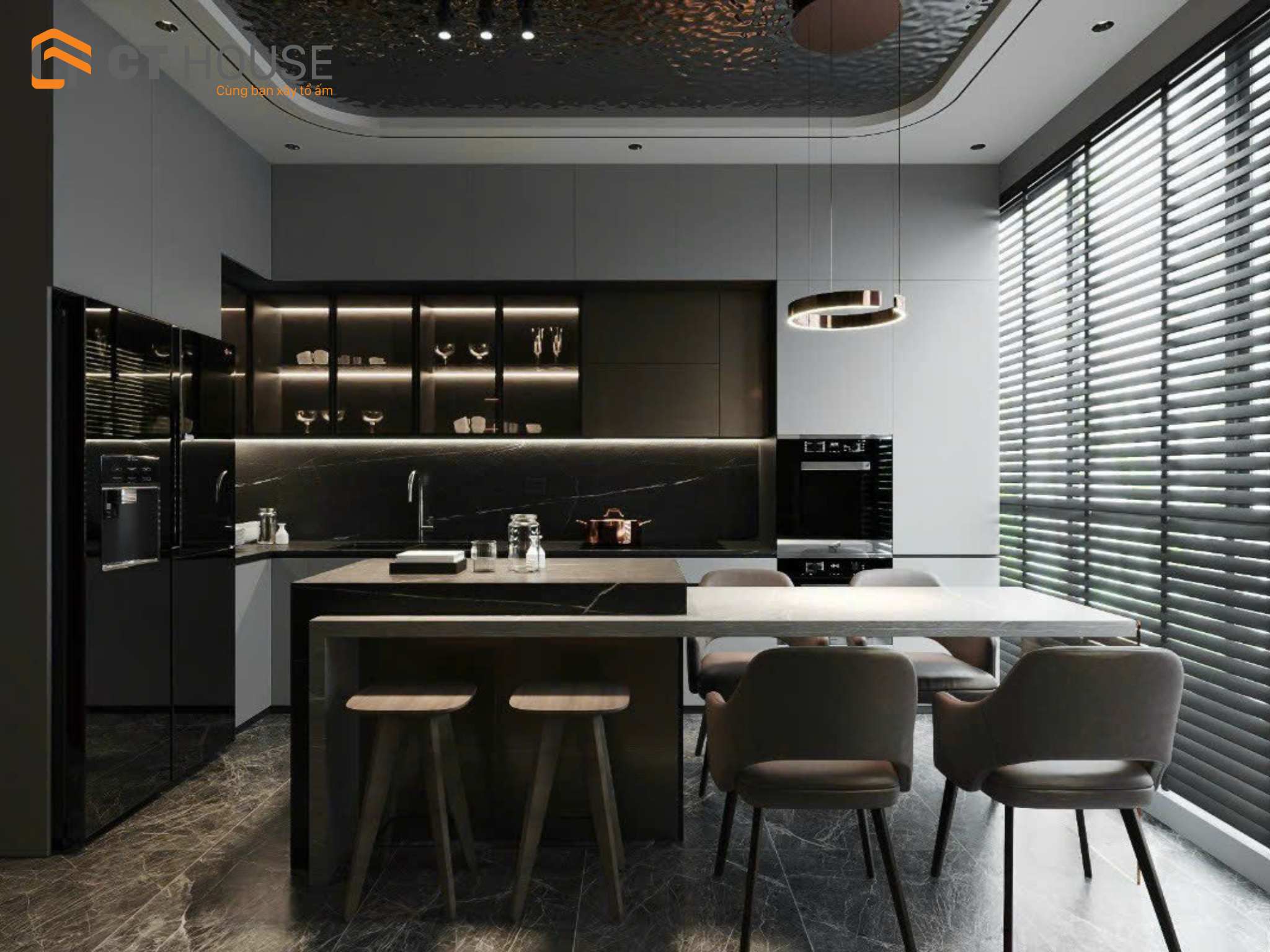 Mẫu thiết kế căn hộ chung cư phong cách hiện đại 50m2 - Ảnh 18