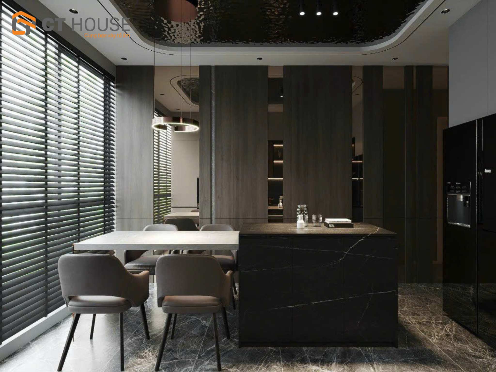 Mẫu thiết kế căn hộ chung cư phong cách hiện đại 50m2 - Ảnh 15